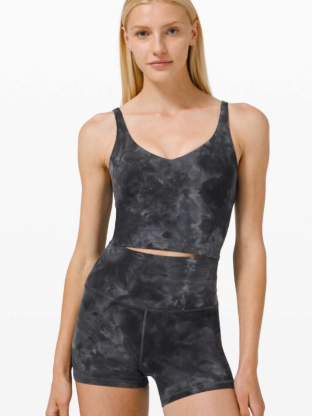 Lululemon Athletic Align Tank Diamond Dye Pitch Grey Graphite Grey Size 8